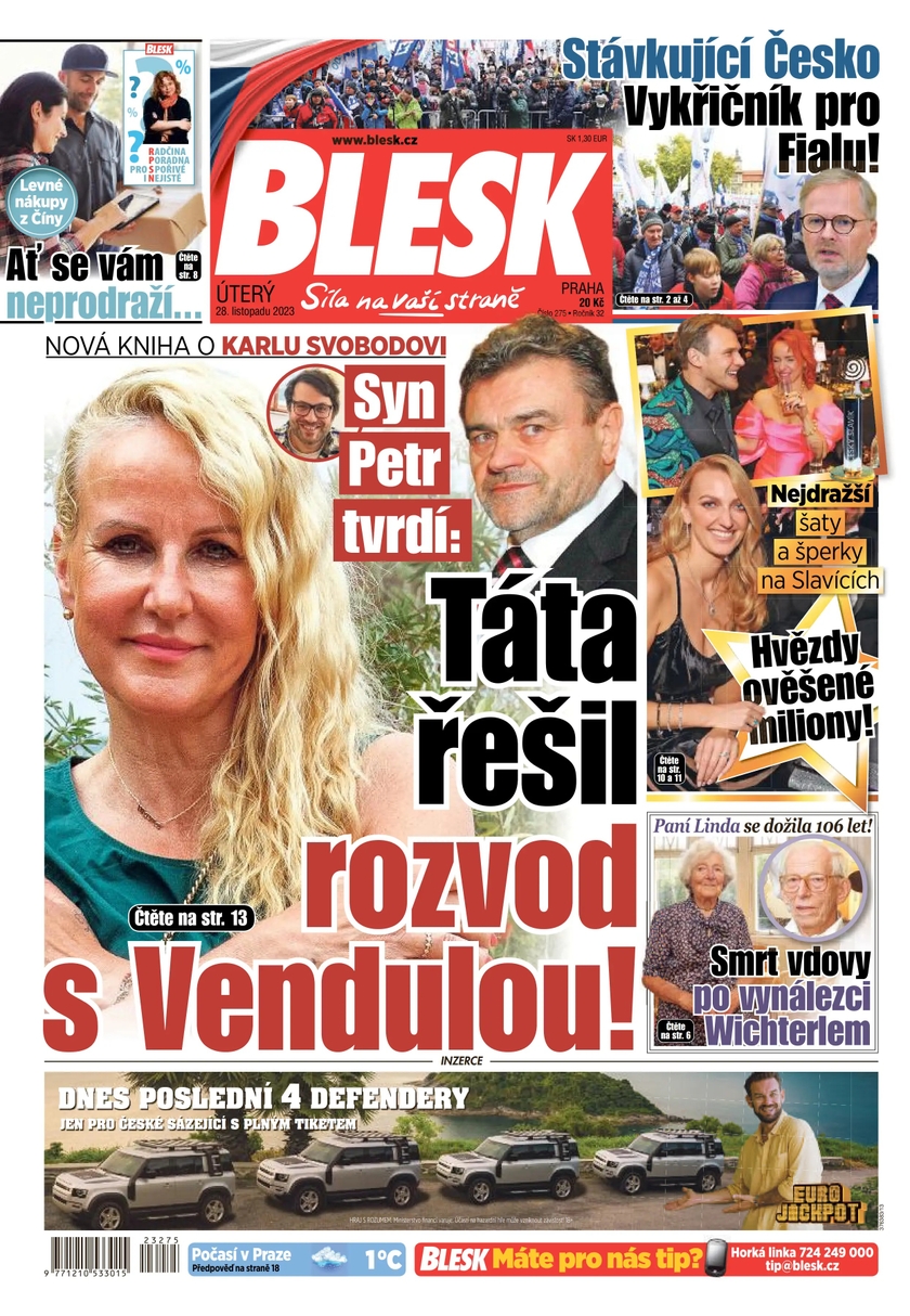 E-magazín BLESK - 28.11.2023 - CZECH NEWS CENTER a. s.