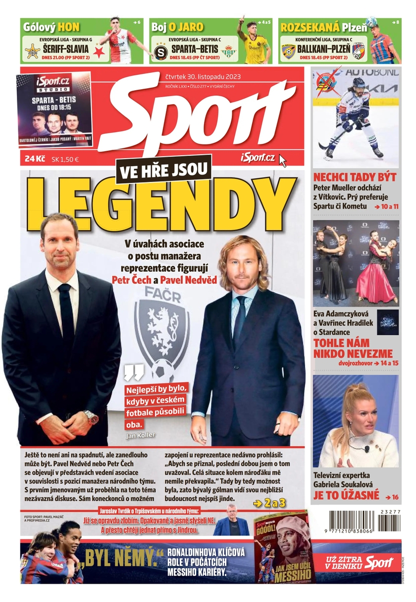 E-magazín Sport - 30.11.2023 - CZECH NEWS CENTER a. s.