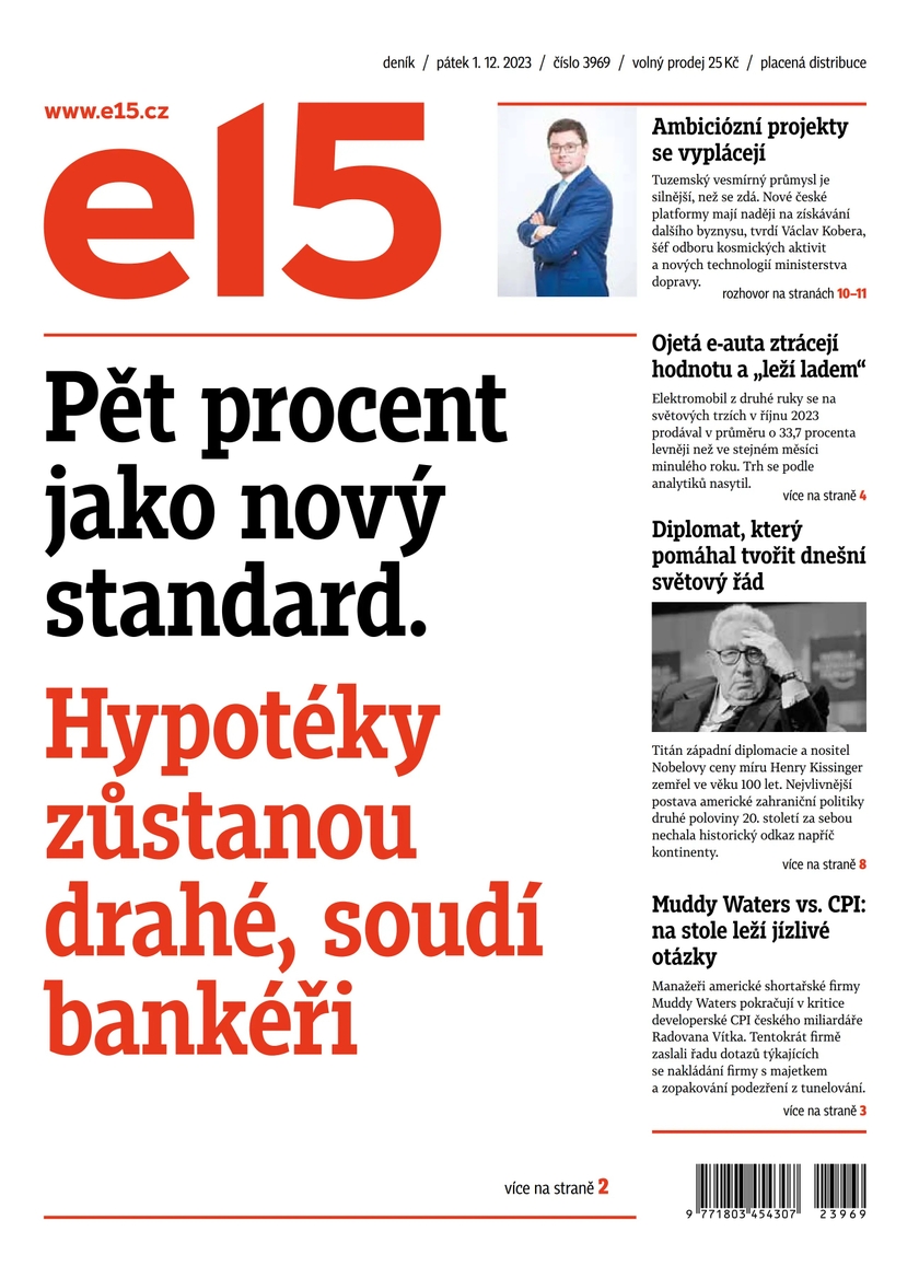 E-magazín e15 - 1.12.2023 - CZECH NEWS CENTER a. s.