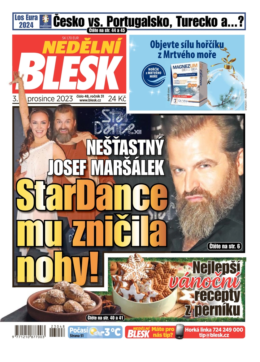 E-magazín NEDĚLNÍ BLESK - 48/2023 - CZECH NEWS CENTER a. s.