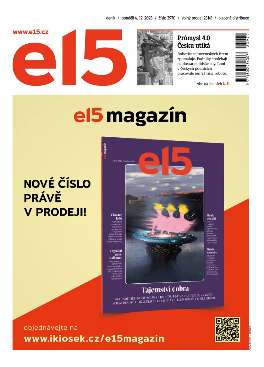 E-magazín e15 - 4.12.2023 - CZECH NEWS CENTER a. s.