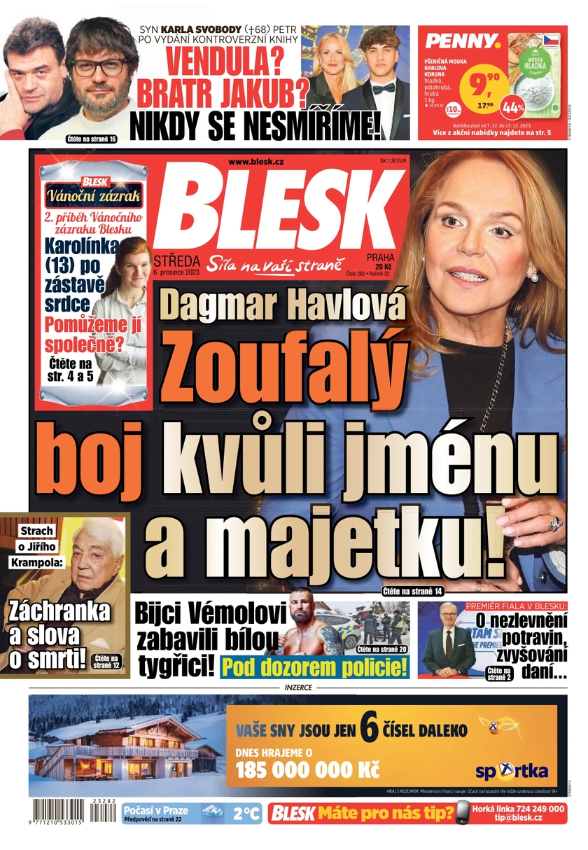 E-magazín BLESK - 6.12.2023 - CZECH NEWS CENTER a. s.