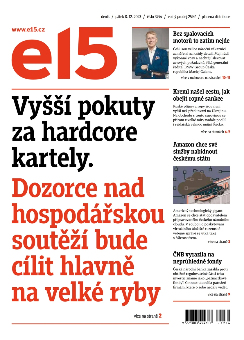 E-magazín e15 - 8.12.2023 - CZECH NEWS CENTER a. s.