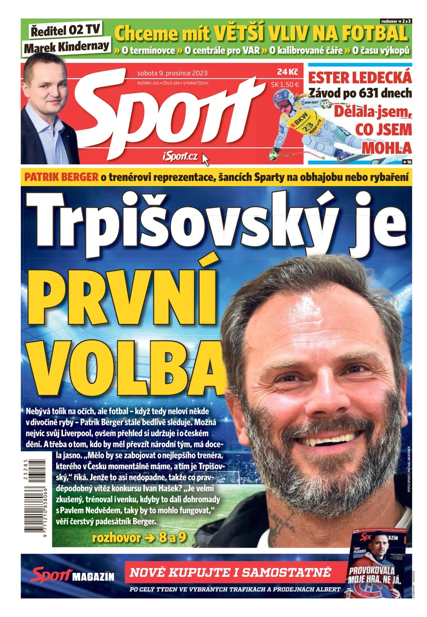 E-magazín Sport - 9.12.2023 - CZECH NEWS CENTER a. s.