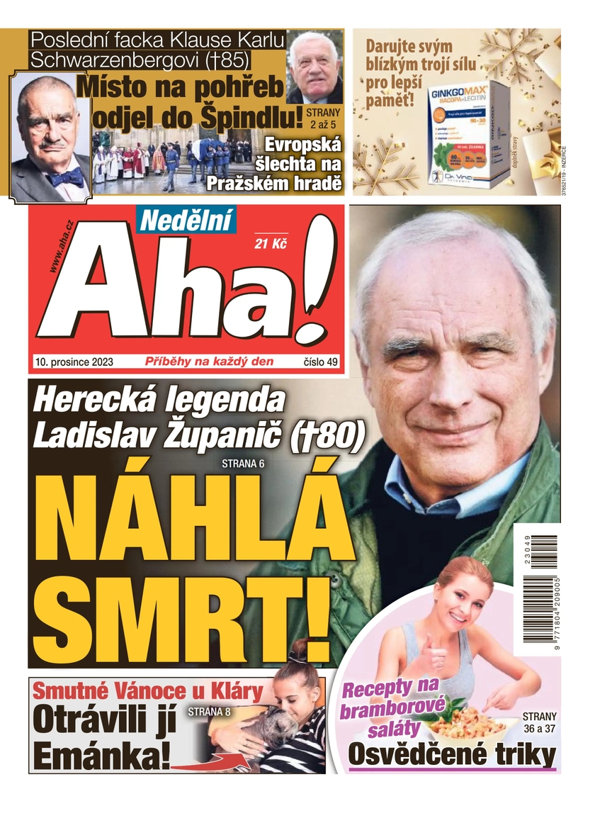 E-magazín Nedělní Aha! - 49/2023 - CZECH NEWS CENTER a. s.
