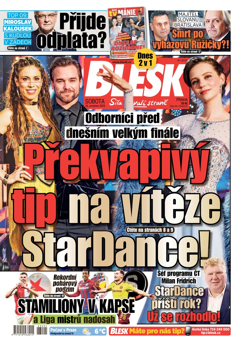 E-magazín BLESK - 16.12.2023 - CZECH NEWS CENTER a. s.
