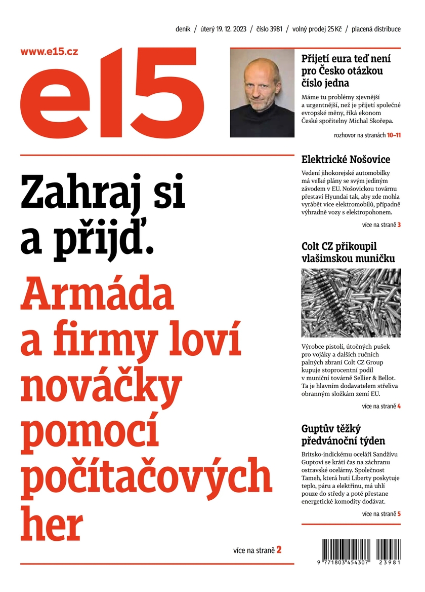 E-magazín e15 - 19.12.2023 - CZECH NEWS CENTER a. s.