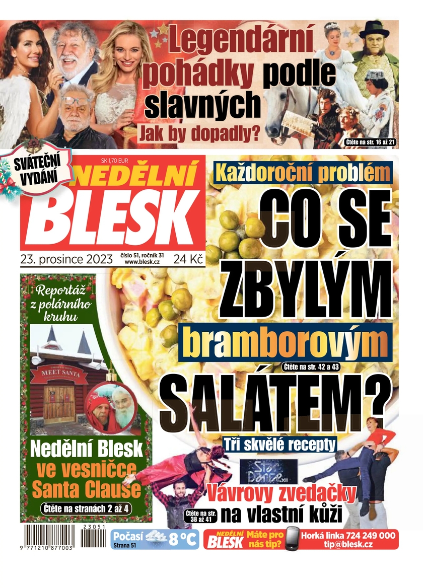 E-magazín NEDĚLNÍ BLESK - 51/2023 - CZECH NEWS CENTER a. s.