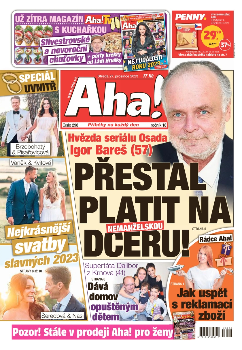 E-magazín Aha! - 27.12.2023 - CZECH NEWS CENTER a. s.