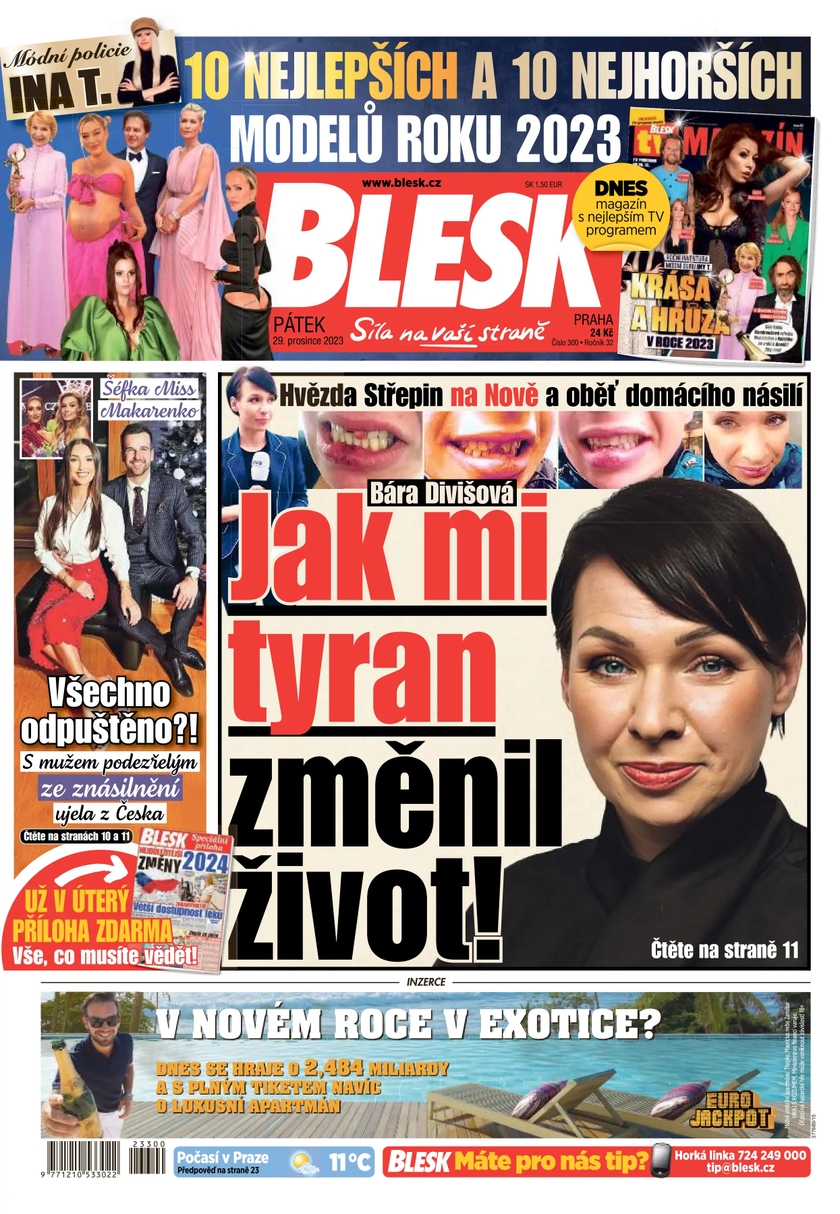 E-magazín BLESK - 29.12.2023 - CZECH NEWS CENTER a. s.