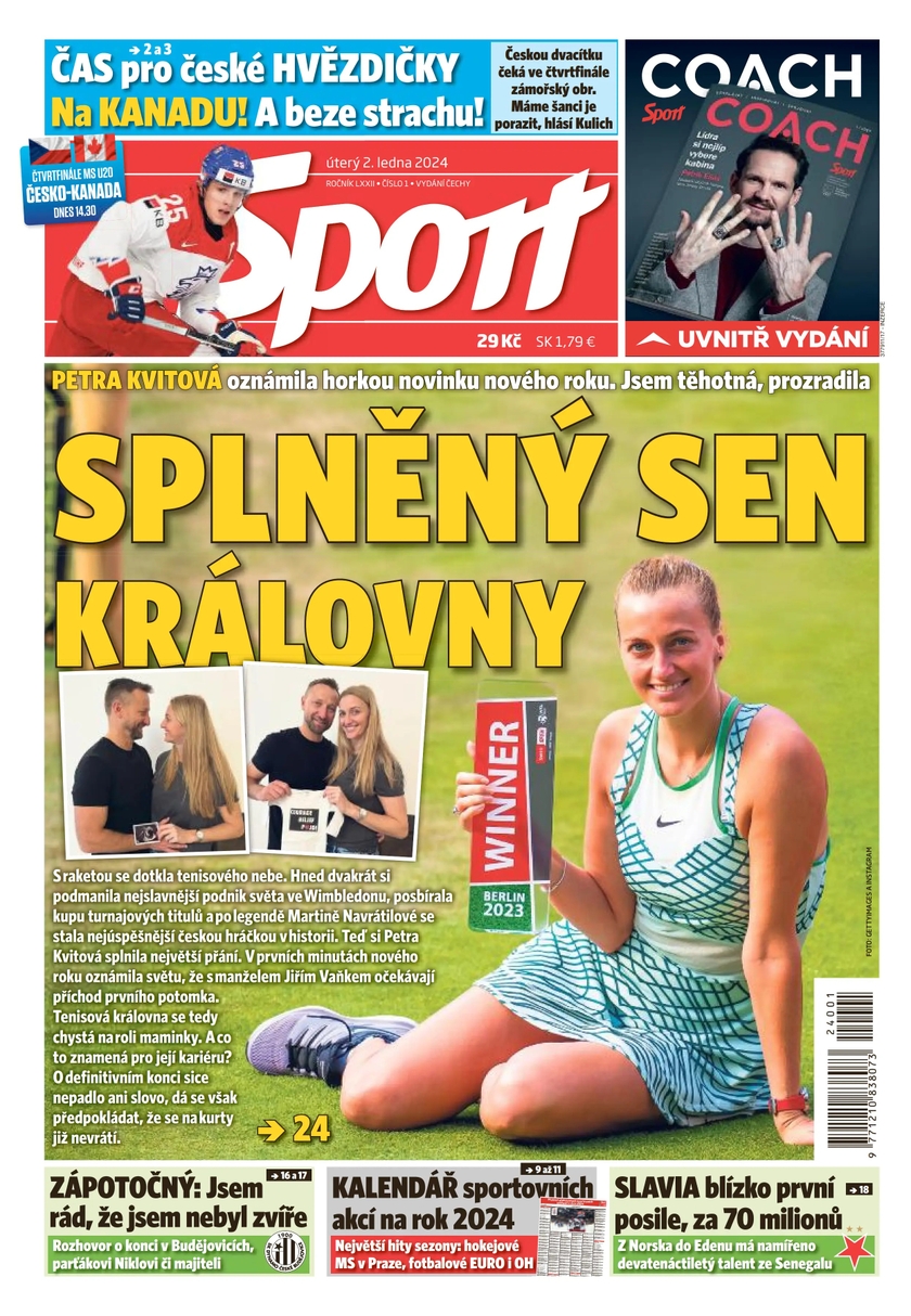 E-magazín Sport - 2.1.2024 - CZECH NEWS CENTER a. s.