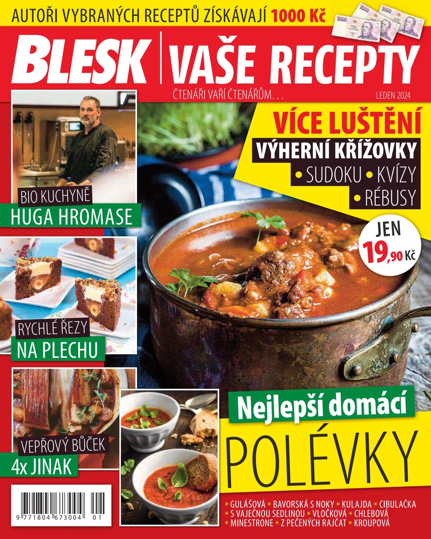 E-magazín BLESK VAŠE RECEPTY - 1/2024 - CZECH NEWS CENTER a. s.