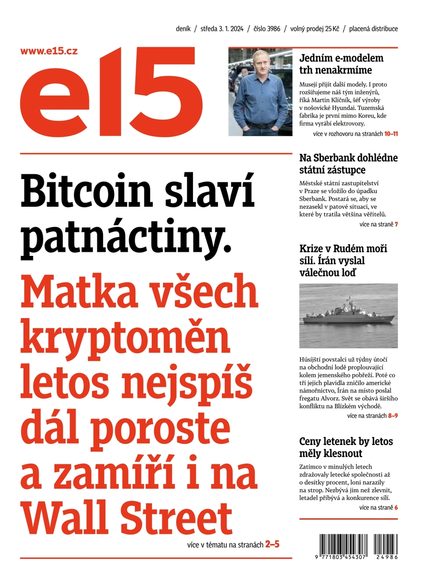 E-magazín e15 - 3.1.2024 - CZECH NEWS CENTER a. s.