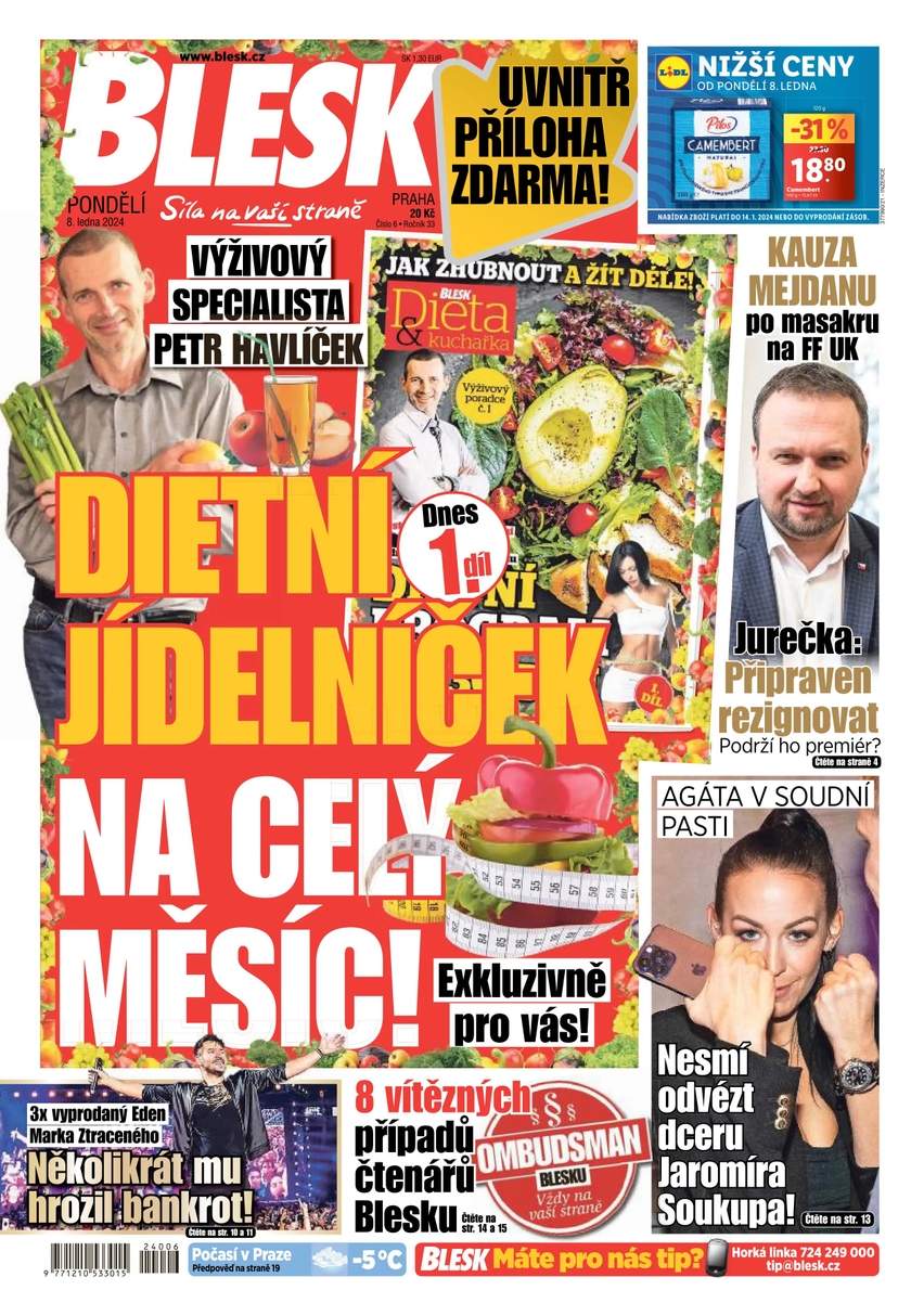 E-magazín BLESK - 8.1.2024 - CZECH NEWS CENTER a. s.
