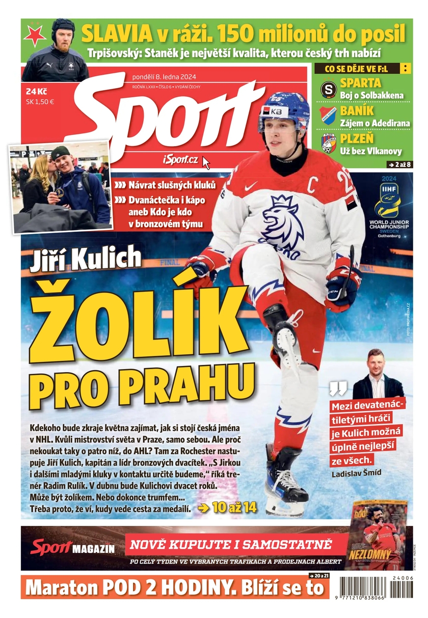 E-magazín Sport - 8.1.2024 - CZECH NEWS CENTER a. s.