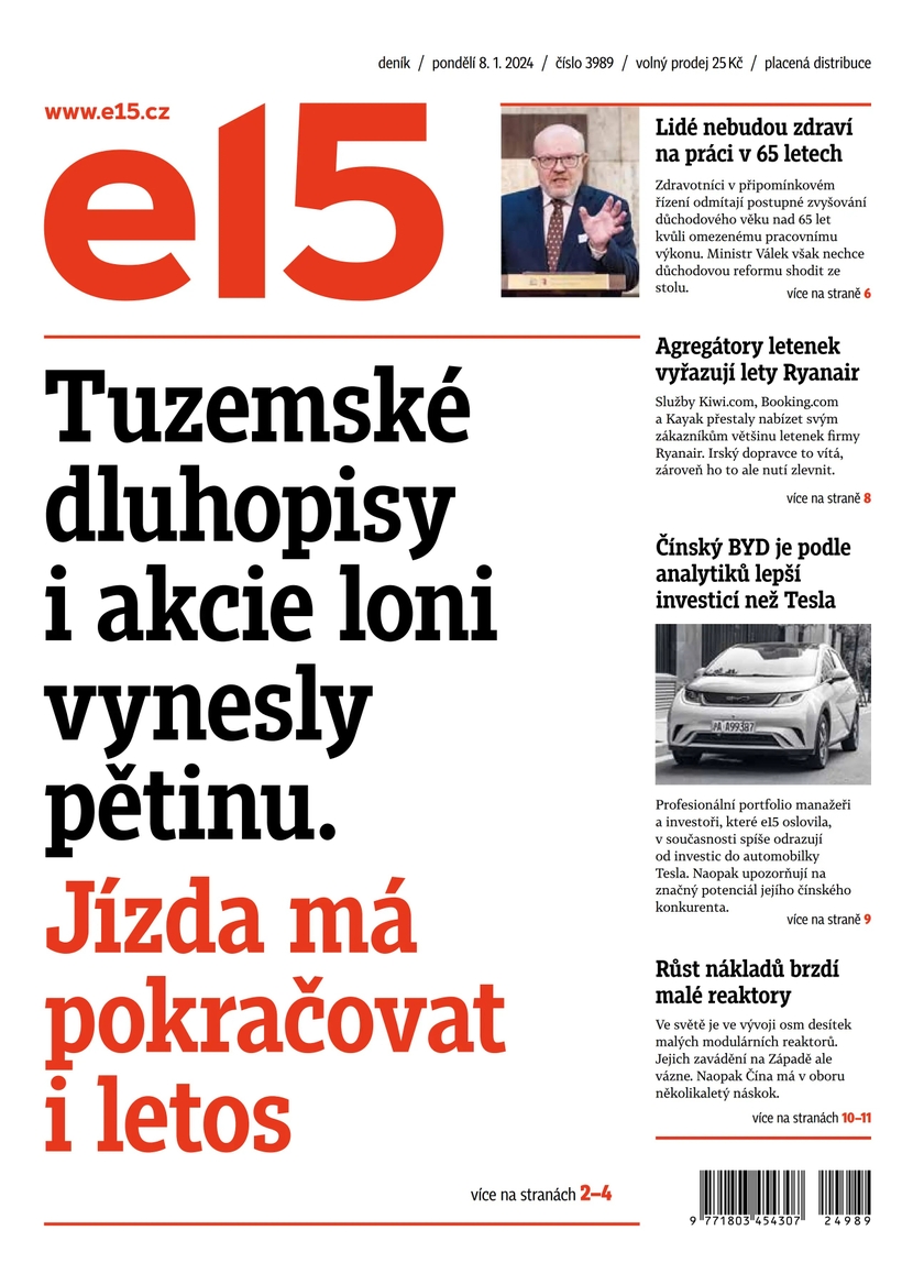 E-magazín e15 - 8.1.2024 - CZECH NEWS CENTER a. s.
