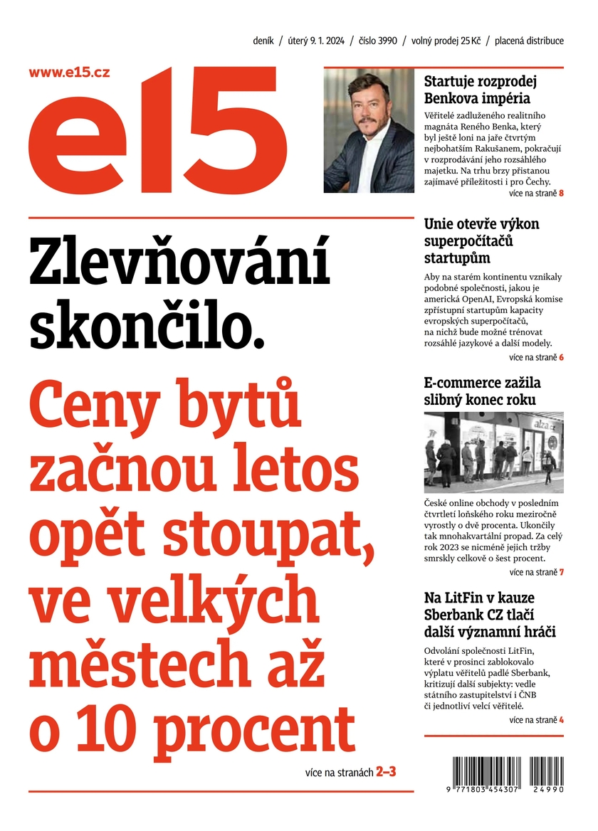 E-magazín e15 - 9.1.2024 - CZECH NEWS CENTER a. s.