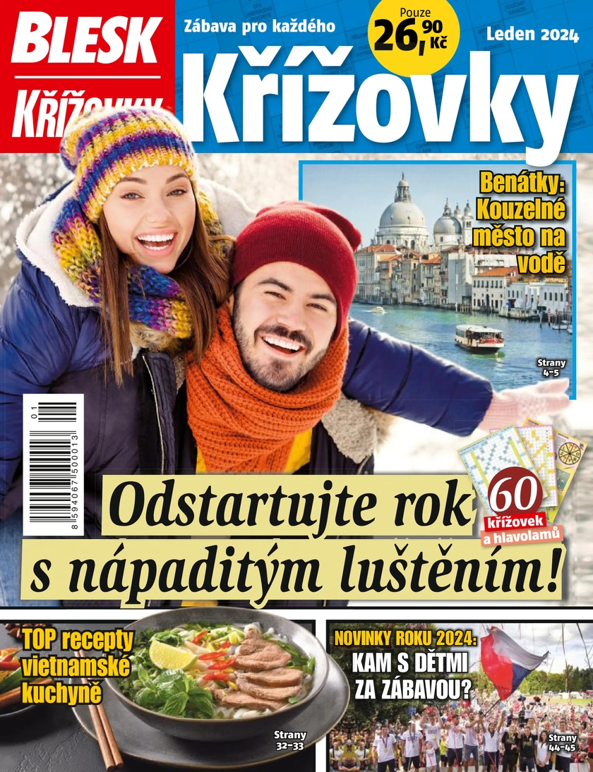 E-magazín BLESK KŘÍŽOVKY - 1/2024 - CZECH NEWS CENTER a. s.