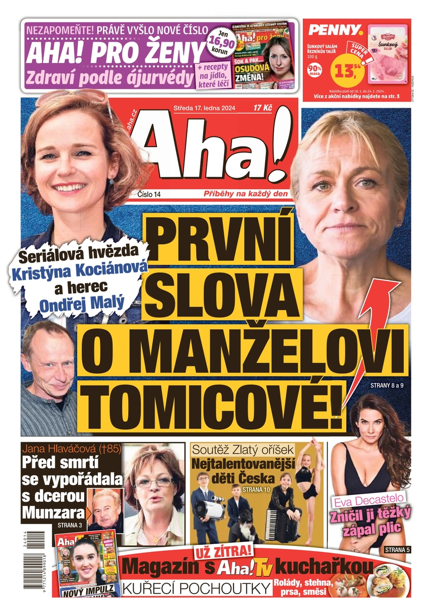 E-magazín Aha! - 17.1.2024 - CZECH NEWS CENTER a. s.