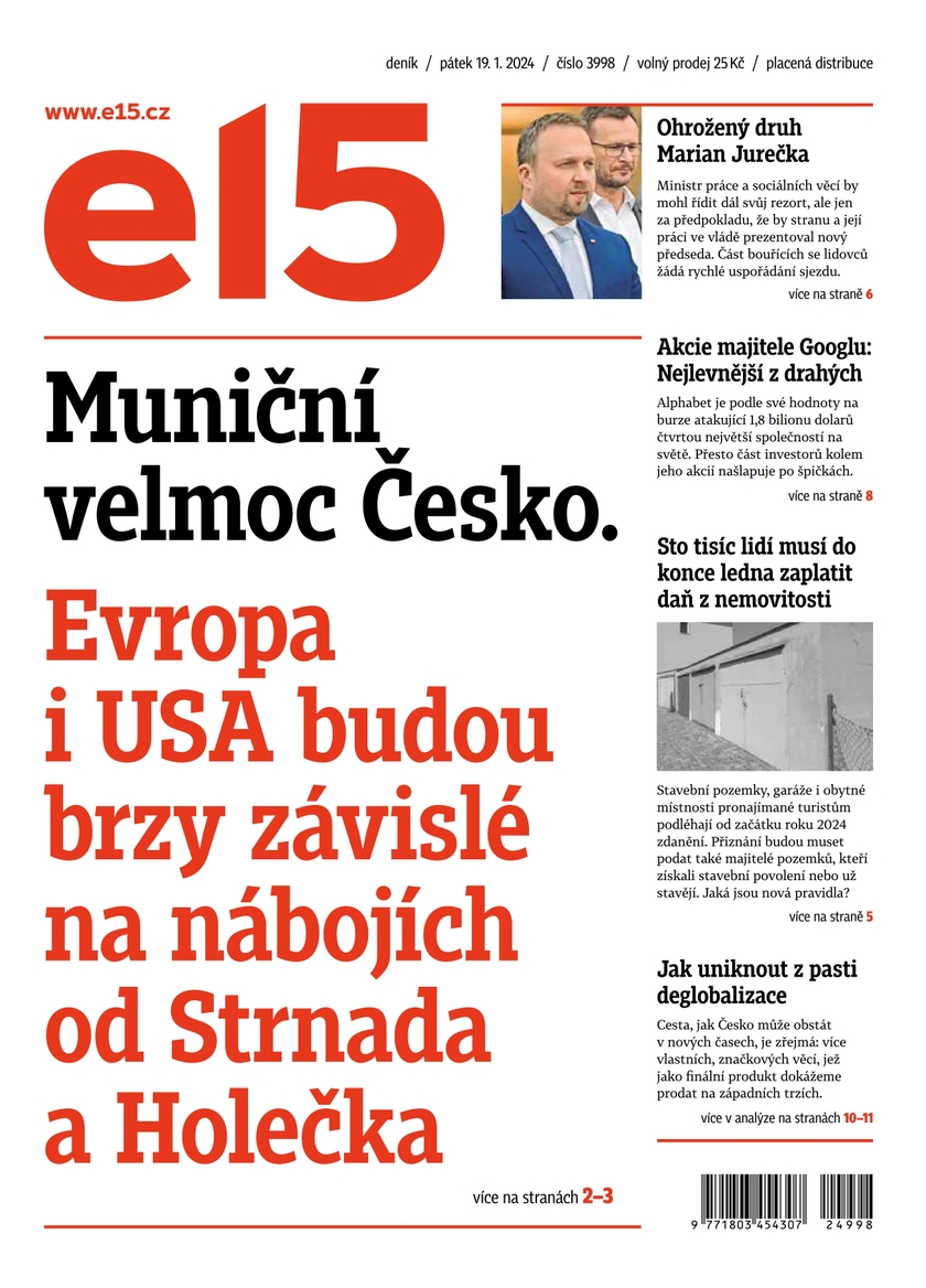 E-magazín e15 - 19.1.2024 - CZECH NEWS CENTER a. s.
