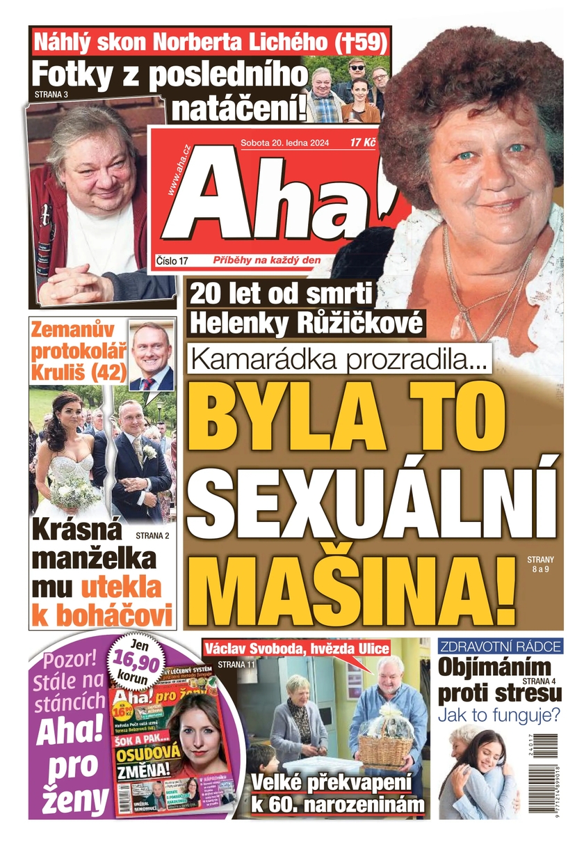 E-magazín Aha! - 20.1.2024 - CZECH NEWS CENTER a. s.