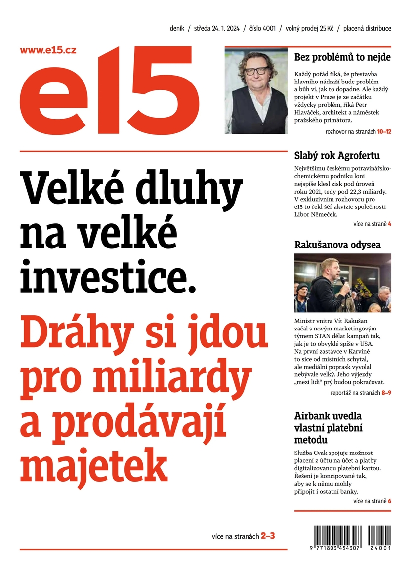 E-magazín e15 - 24.1.2024 - CZECH NEWS CENTER a. s.
