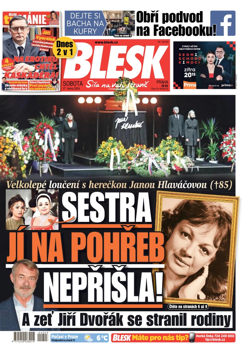 E-magazín BLESK - 27.1.2024 - CZECH NEWS CENTER a. s.