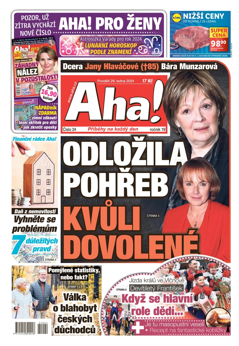 E-magazín Aha! - 29.1.2024 - CZECH NEWS CENTER a. s.