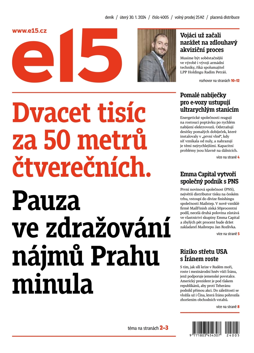 E-magazín e15 - 30.1.2024 - CZECH NEWS CENTER a. s.