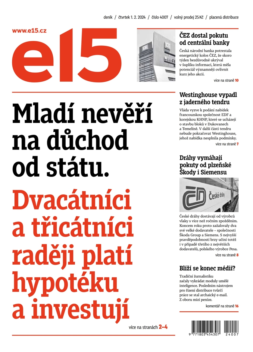 E-magazín e15 - 1.2.2024 - CZECH NEWS CENTER a. s.