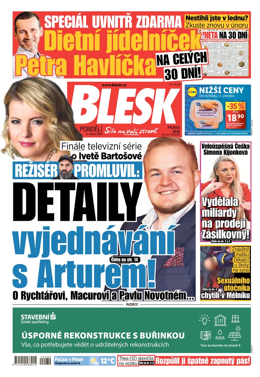 E-magazín BLESK - 5.2.2024 - CZECH NEWS CENTER a. s.