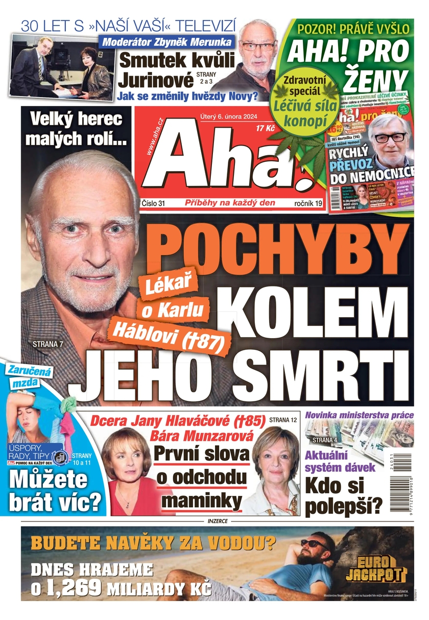 E-magazín Aha! - 6.2.2024 - CZECH NEWS CENTER a. s.