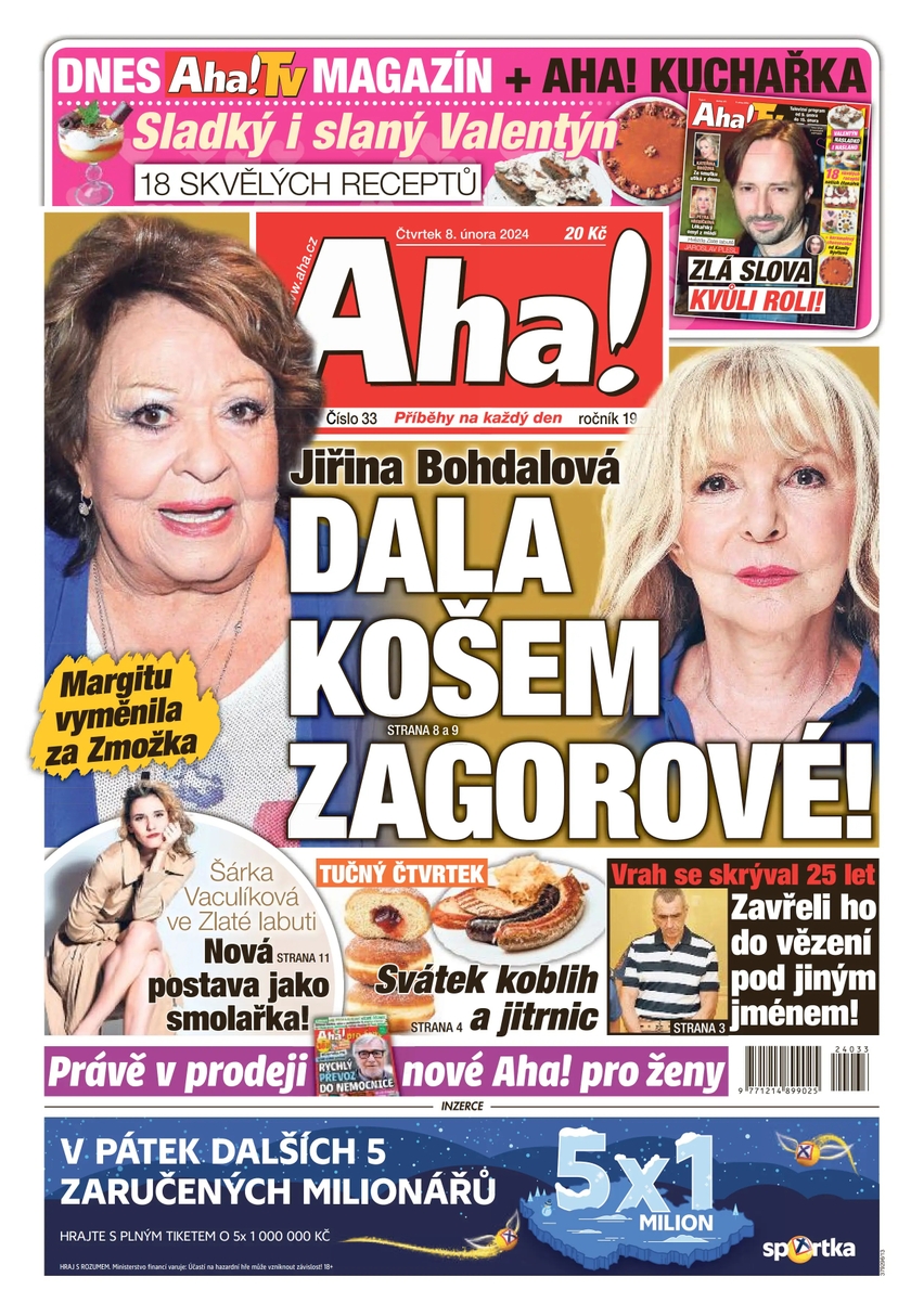 E-magazín Aha! - 8.2.2024 - CZECH NEWS CENTER a. s.