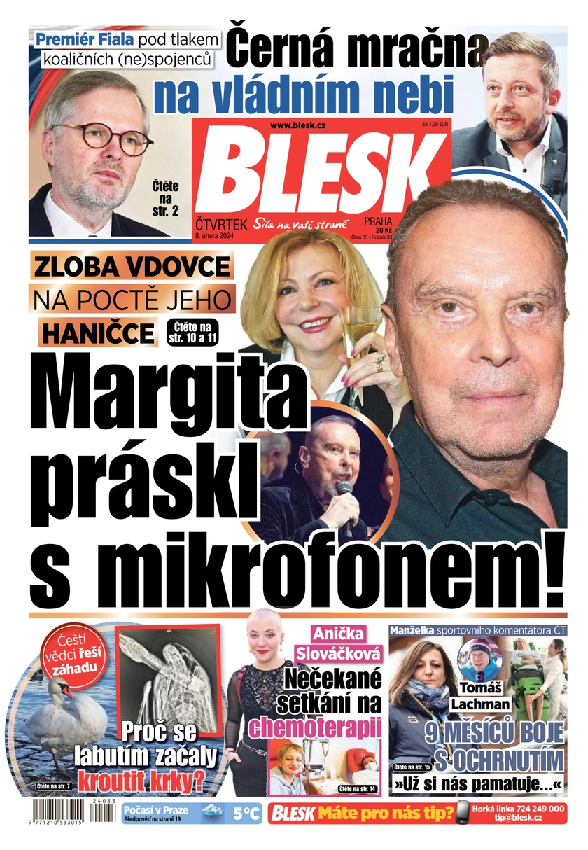 E-magazín BLESK - 8.2.2024 - CZECH NEWS CENTER a. s.