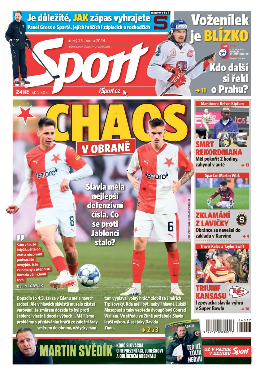 E-magazín Sport - 13.2.2024 - CZECH NEWS CENTER a. s.