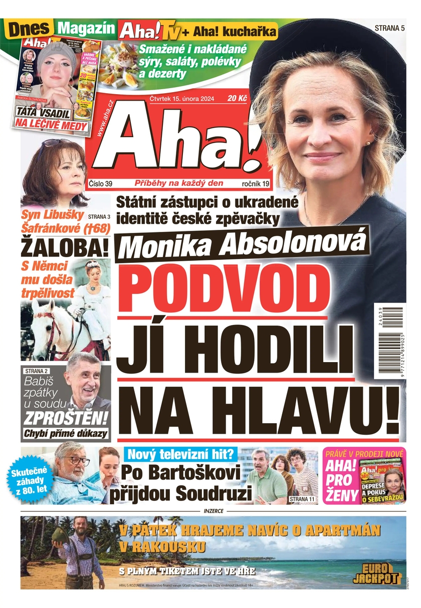 E-magazín Aha! - 15.2.2024 - CZECH NEWS CENTER a. s.