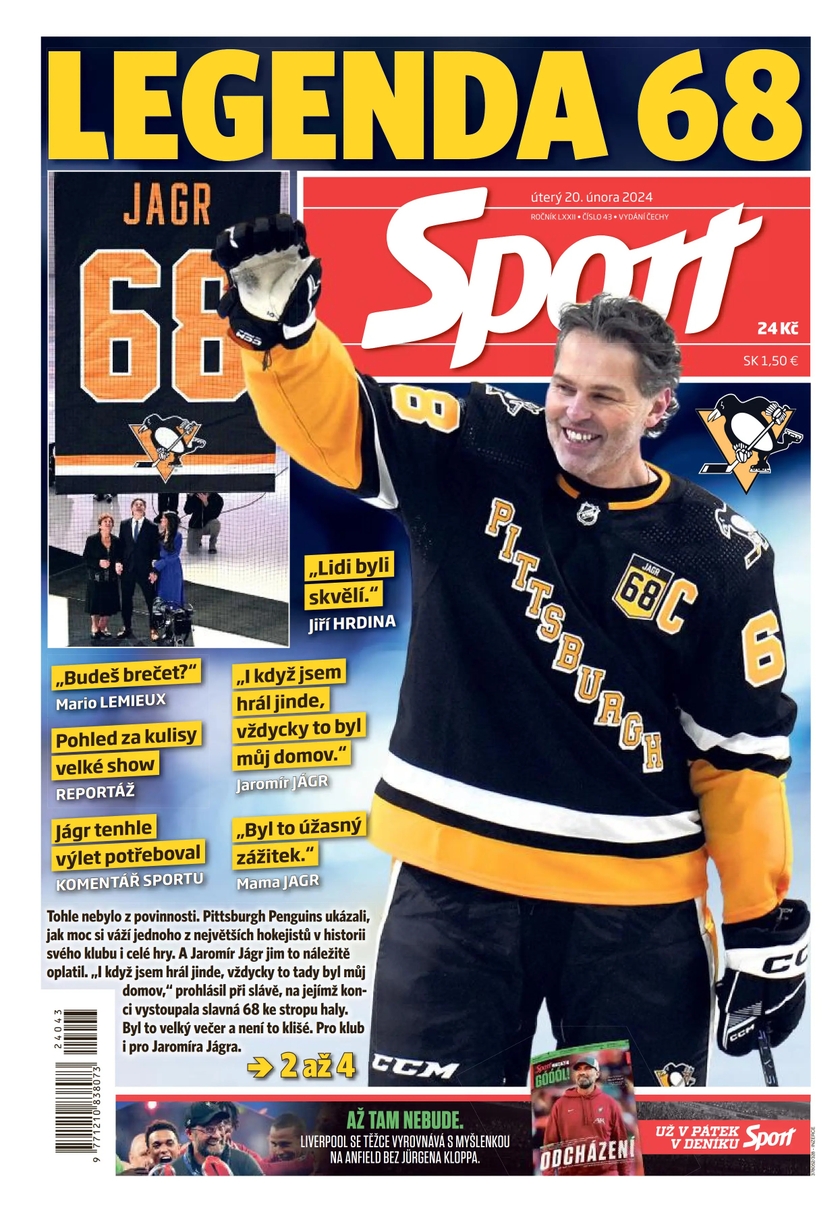 E-magazín Sport - 20.2.2024 - CZECH NEWS CENTER a. s.