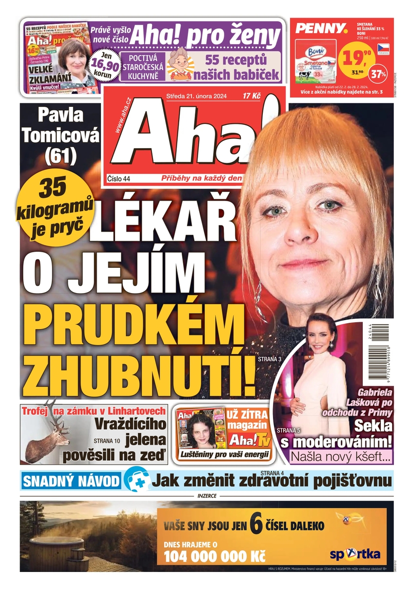 E-magazín Aha! - 21.2.2024 - CZECH NEWS CENTER a. s.