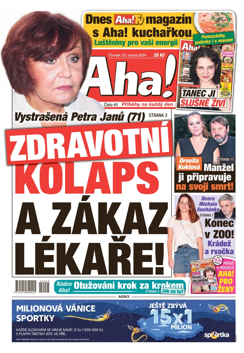 E-magazín Aha! - 22.2.2024 - CZECH NEWS CENTER a. s.