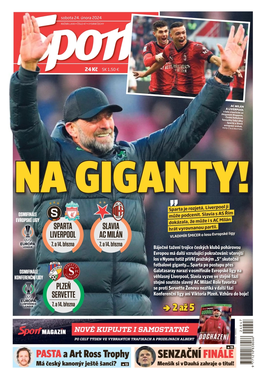 E-magazín Sport - 24.2.2024 - CZECH NEWS CENTER a. s.
