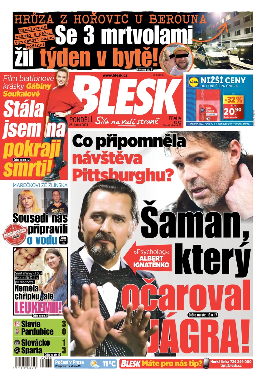 E-magazín BLESK - 26.2.2024 - CZECH NEWS CENTER a. s.