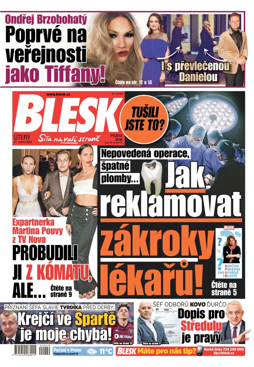 E-magazín BLESK - 27.2.2024 - CZECH NEWS CENTER a. s.
