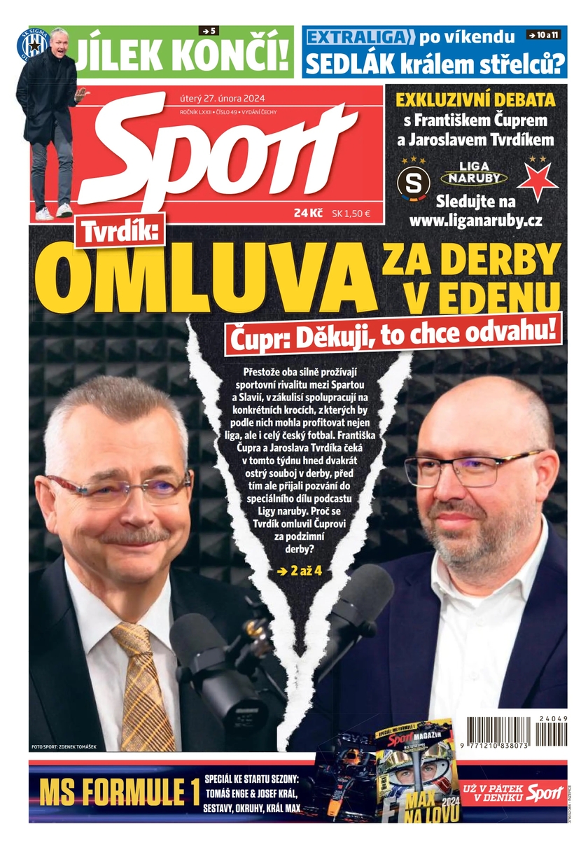 E-magazín Sport - 27.2.2024 - CZECH NEWS CENTER a. s.