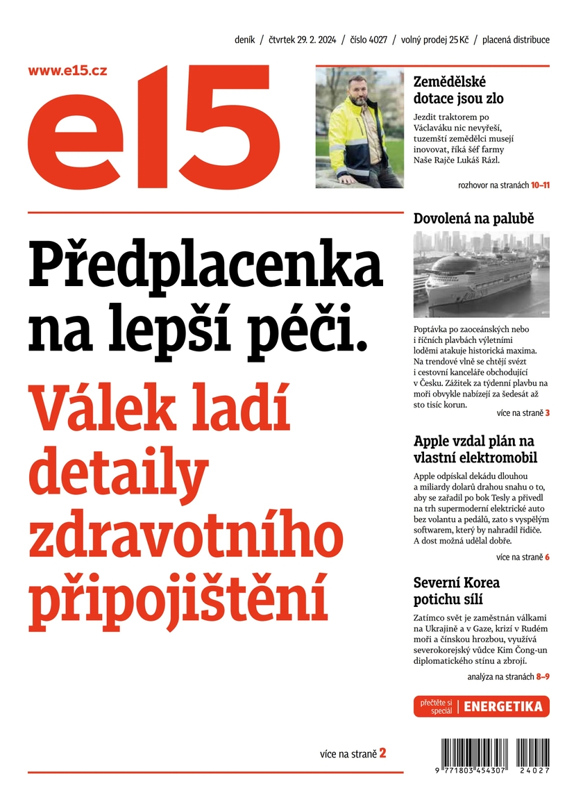 E-magazín e15 - 29.2.2024 - CZECH NEWS CENTER a. s.