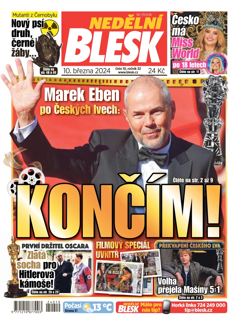 E-magazín NEDĚLNÍ BLESK - 10/2024 - CZECH NEWS CENTER a. s.