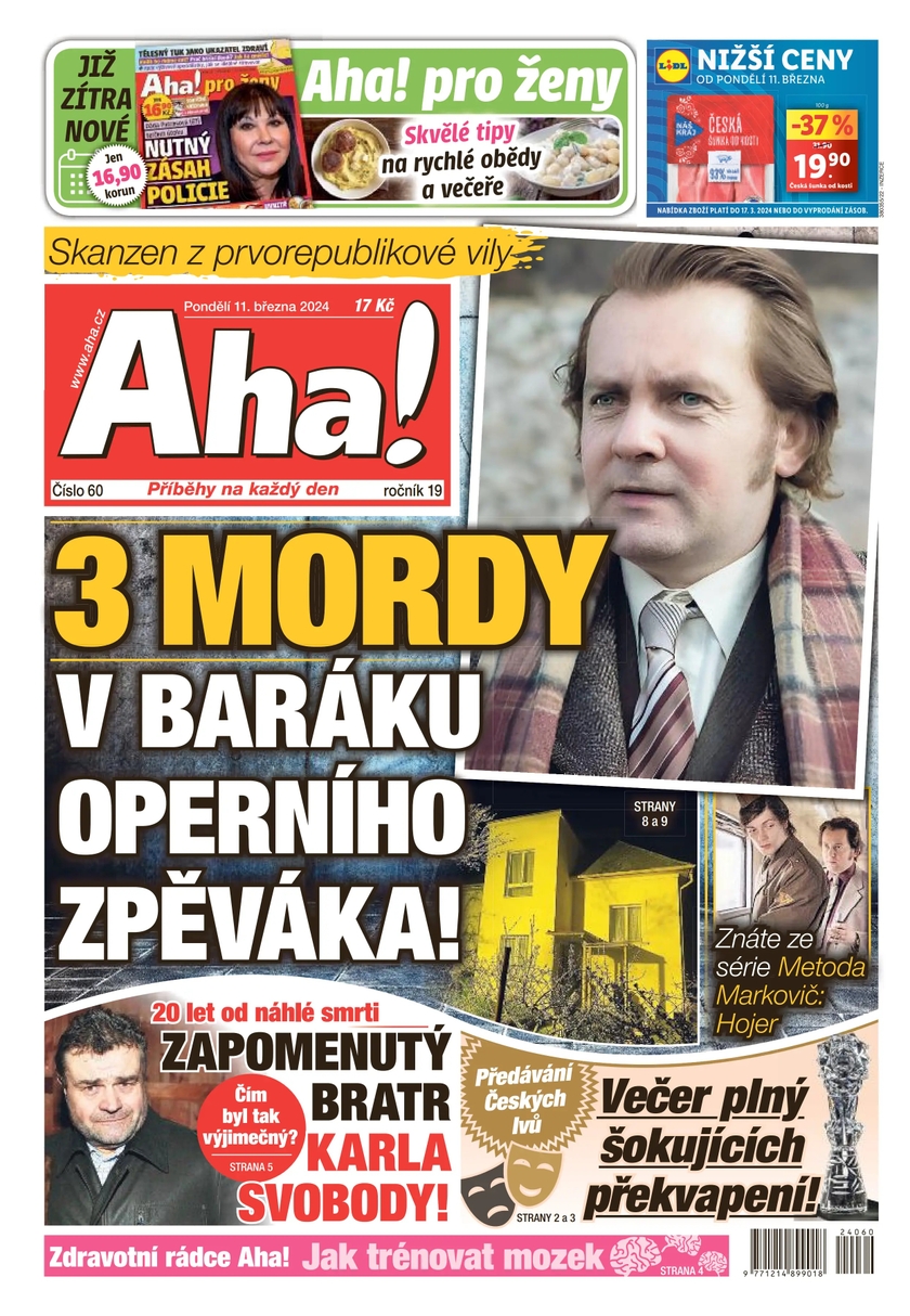 E-magazín Aha! - 11.3.2024 - CZECH NEWS CENTER a. s.