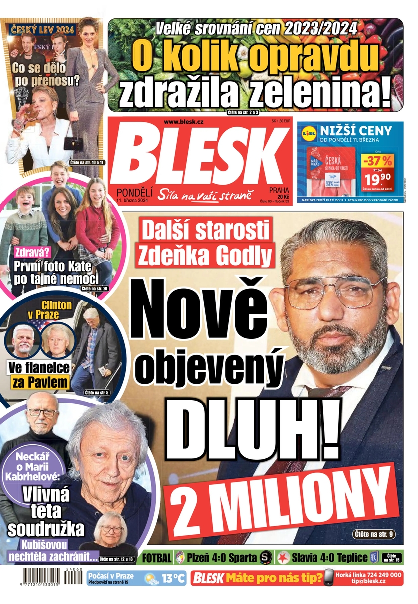 E-magazín BLESK - 11.3.2024 - CZECH NEWS CENTER a. s.