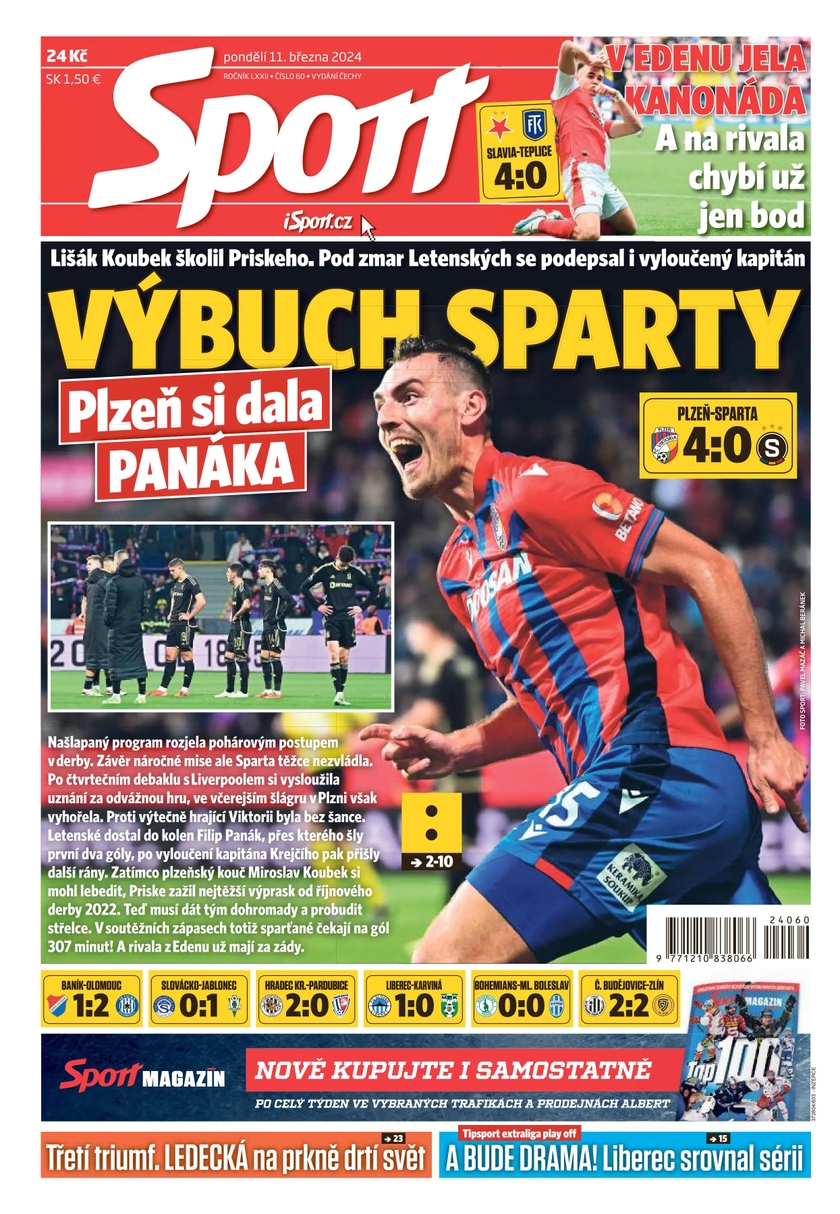 E-magazín Sport - 11.3.2024 - CZECH NEWS CENTER a. s.
