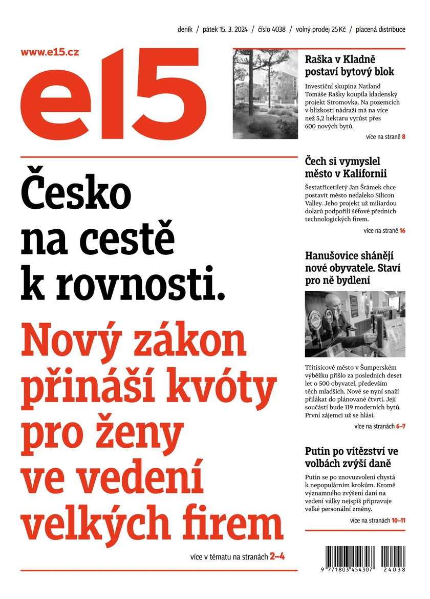 E-magazín e15 - 15.3.2024 - CZECH NEWS CENTER a. s.