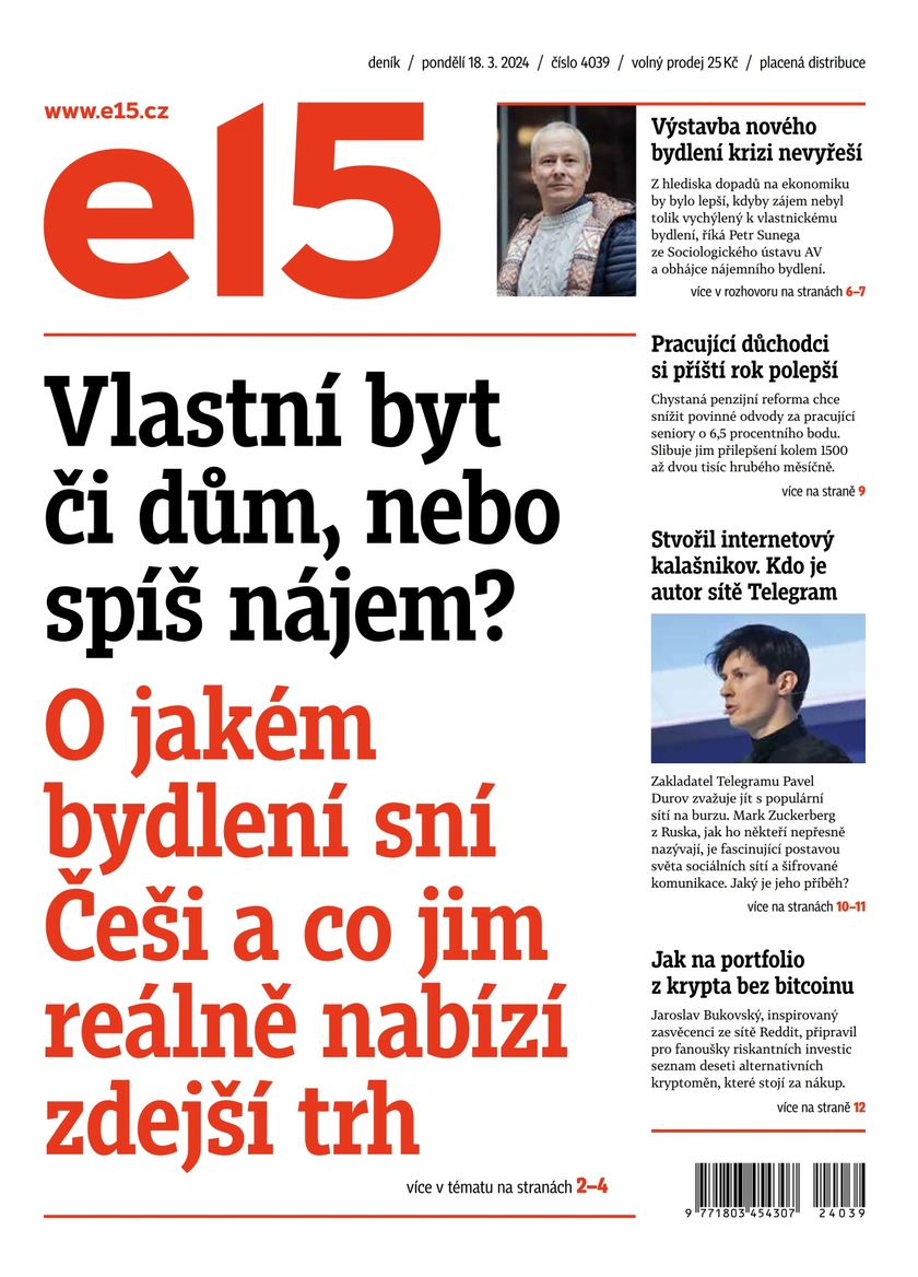 E-magazín e15 - 18.3.2024 - CZECH NEWS CENTER a. s.